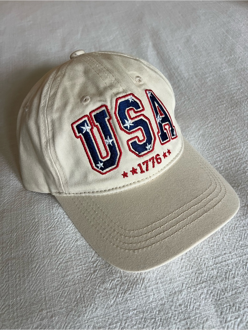 NWT USA 1776 Patriotic Baseball Cap Adjustable